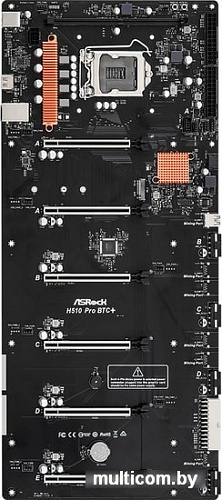 Материнская плата ASRock H510 Pro BTC+