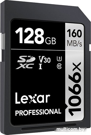 Карта памяти Lexar Professional 1066x SDXC LSD1066128G-BNNNG 128GB