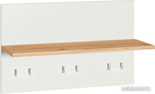 Вешалка для одежды Mobi Октава 15.14.01 (белый PE шагрень/дуб золотой Craft)