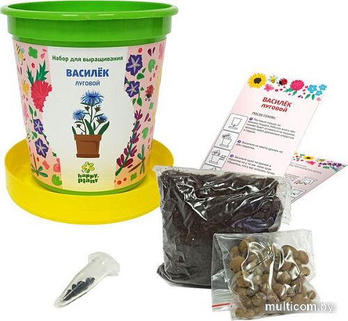 Набор для опытов Happy plant Василек луговой hpn-28