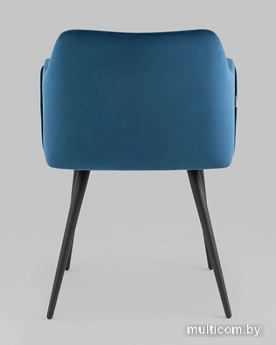Стул Stool Group Джоэл с подлокотниками vd-joel-b29 (велюр синий)