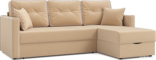 Угловой диван Mio Tesoro Атлантикс (Velutto 59, сван)