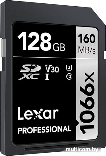 Карта памяти Lexar Professional 1066x SDXC LSD1066128G-BNNNG 128GB
