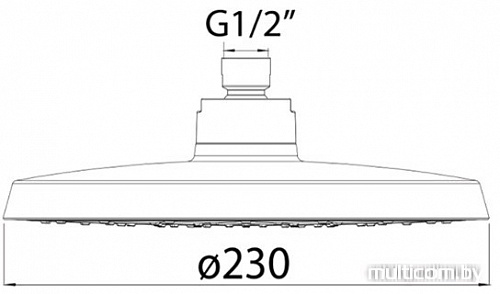 Верхний душ Clever AutoClean 60305