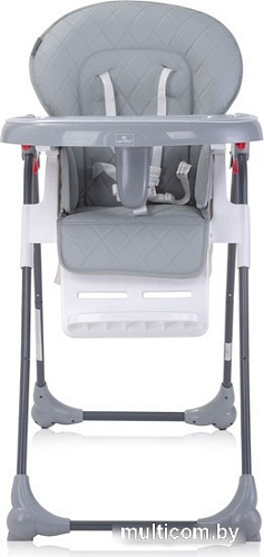 Высокий стульчик Lorelli Dulce 2023 (grey leather)