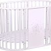 Кроватка-трансформер Polini Kids French 925 Teddy (белый)