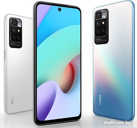 Смартфон Xiaomi Redmi 10 2022 4GB/64GB международная версия (белая галька)