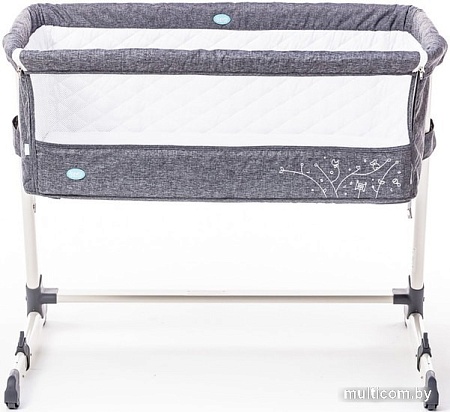 Приставная детская кроватка Nuovita Accanto (темно-серый)