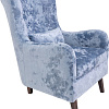 Интерьерное кресло Krones Калипсо (велюр голубой перламутр)