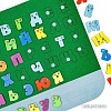 Развивающая игра Smile Decor Забавные буквы Коврик-игралка в дорогу Ф903