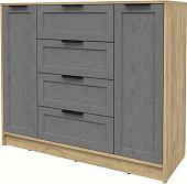 Тумба Интерлиния Концепт Тренд КТ-Т120 (дуб золотой/дуб серый)