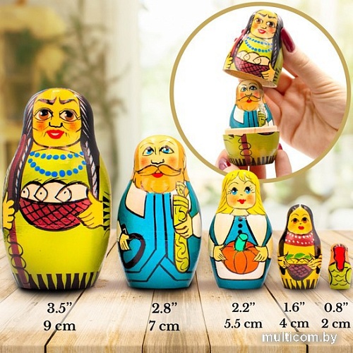 Развивающая игра Брестская Матрешка На День Благодарения (набор 5 шт)