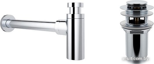 Сифон Wellsee Drainage System 182104001 (сифон, донный клапан, хром)