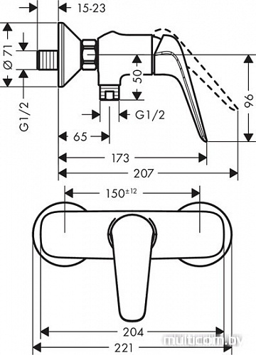 Смеситель Hansgrohe Novus 71060000