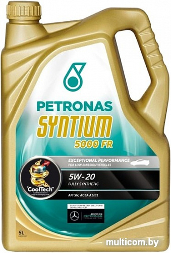 Моторное масло Petronas Syntium 5000 FR 5W-20 5л