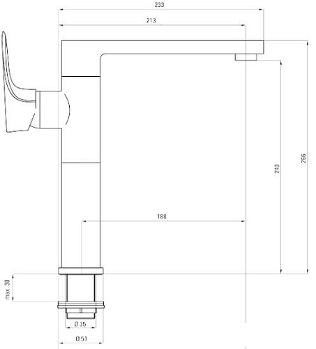Смеситель Deante Gardenia BEG W630 (хром/белый)