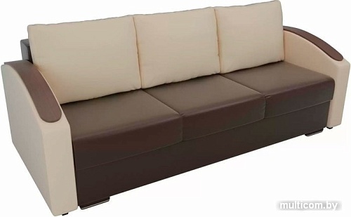 Диван Лига диванов Монако slide 102019 (коричневый/бежевый)