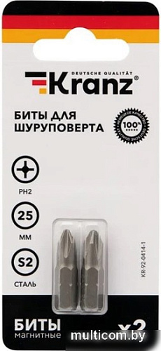 Набор бит Kranz KR-92-0414-1 (2 шт)