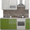 Кухня ВерсоМебель ВерсоЛайн 4-1.4 (белый/нежно-зеленый)