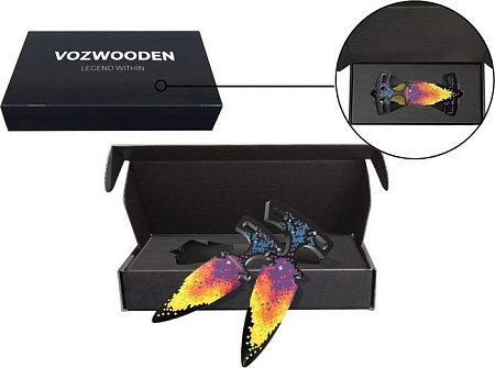 Нож игрушечный VozWooden Ретро-Аркада/Dual Daggers 1001-0714