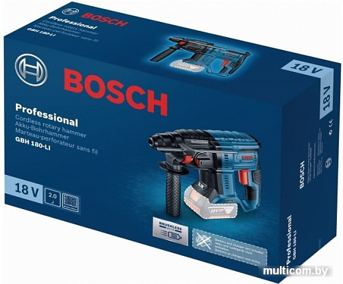 Перфоратор Bosch GBH 180-LI Professional 0611911120 (без АКБ)