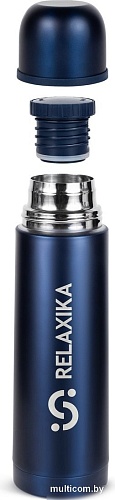 Термос Relaxika 101 500мл (темно-синий)