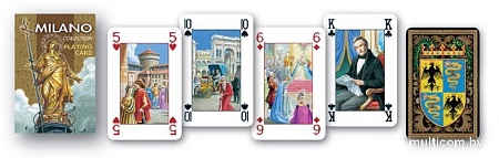 Игральные карты Lo Scarabeo History of Milan Playing Cards PC47
