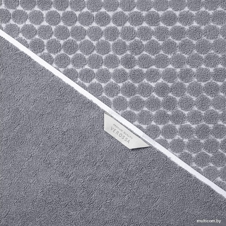 Полотенце Verossa Dots tactille 70x140 (графит/белый)