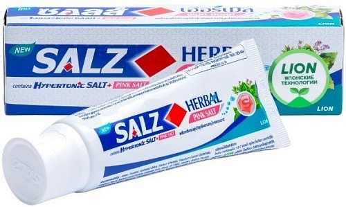 Зубная паста Lion Salz Herbal С розовой гималайской солью (90 г)