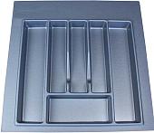 Лоток для столовых приборов Starax S-2285-G (серый)