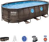 Каркасный бассейн Bestway Power Steel Ротанг 56716 (549x274x122)