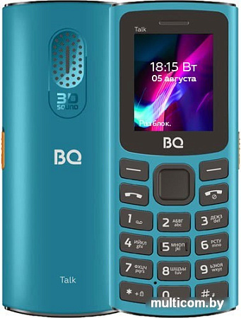 Кнопочный телефон BQ-Mobile BQ-1862 Talk (бирюзовый)