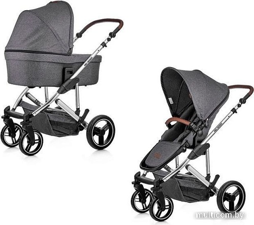 Коляска прогулочная «книга» ABC Design Catania 4 2023 (2 в 1, asphalt)