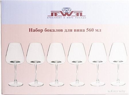 Набор бокалов для вина Jewel Ода ПС00141-58 (6шт)