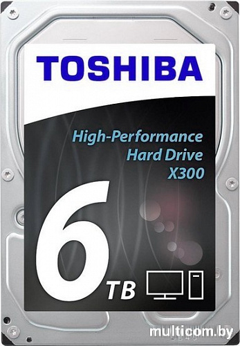 Жесткий диск Toshiba X300 6TB [HDWE160EZSTA]