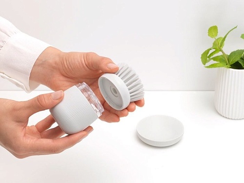 Щетка с дозатором Brabantia 302640 (светло-серый)