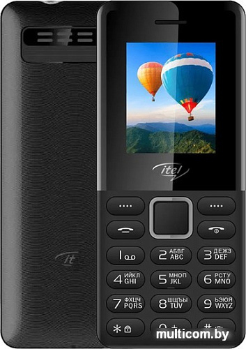 Кнопочный телефон Itel IT2163N (черный)