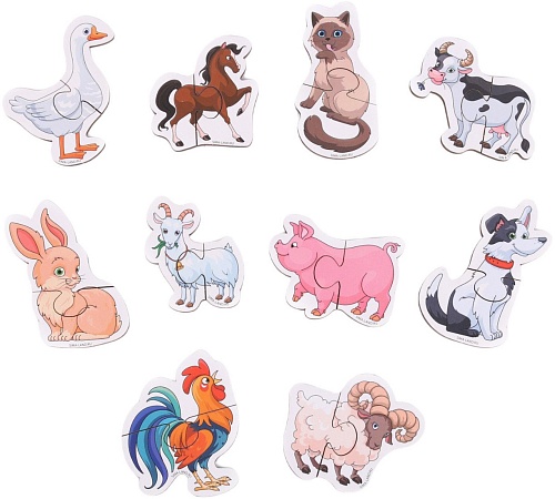 Развивающая игра Лесная мастерская Любимые картинки. Домашние животные 7811264