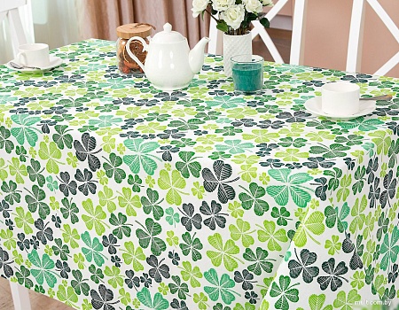 Скатерть АртПостель Клевер СБ.150.180 180x150