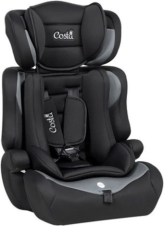 Детское автокресло Costa HC-01 (черный/серый)
