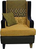 Интерьерное кресло Виктория Мебель Лорд СК 2236 (ткань, желтый/синий)
