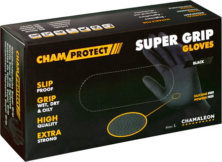 Нитриловые перчатки Chamaleon Super Grip 48903 (XL, 80 шт)