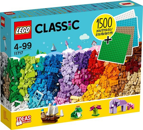 Конструктор LEGO Classic 11717 Кубики, кубики, пластины