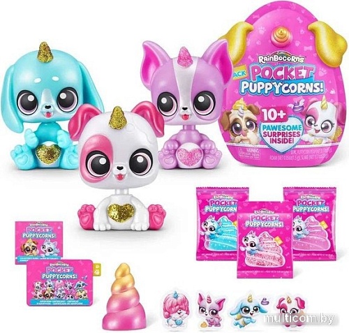 Кукла-сюрприз Zuru Rainbocorns Сюрприз Pocket Puppycorn 9284