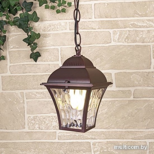 Уличный подвесной светильник Elektrostandard Apus H GL 1009H (шоколад)