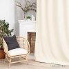 Штора Этель Структурная 7062928 130x300 (молочный, 1 шт)