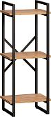 Стеллаж LoftyHome Бервин Рант 40 1627352 (дуб/черный)