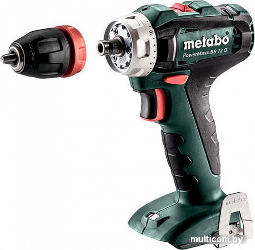 Дрель-шуруповерт Metabo PowerMaxx BS 12 Q 601037840 (без АКБ, кейс)