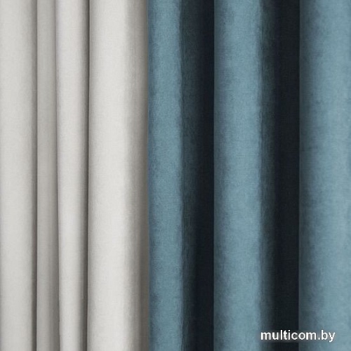 Комплект штор Pasionaria Керти 400x250 (белый/голубой)