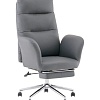 Офисное кресло TopChairs Solid с оттоманкой DD-004-OT серый